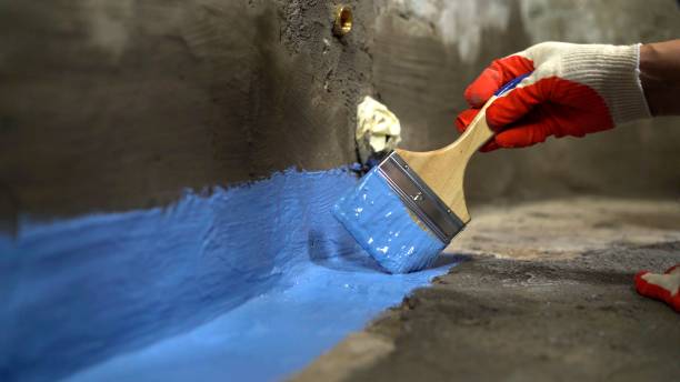 Commercial Waterproofing project at a Painesville, OH business property by SJ Waterproofing Pros